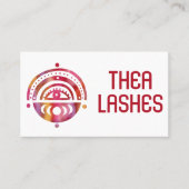 Mystitisch oog Elegant Boho Waterverf Estheticus Visitekaartje (Voorkant)