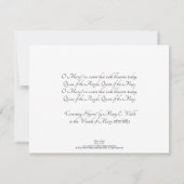 Mystitisch Roos kan kruipen Kaart (Achterkant)