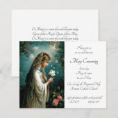 Mystitisch Roos kan kruipen Kaart (Voorkant / Achterkant)