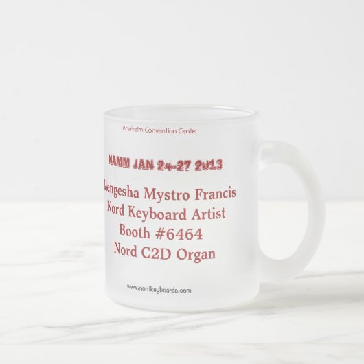 Mystro Namm 2013 Herdenking Mok (Rechts)