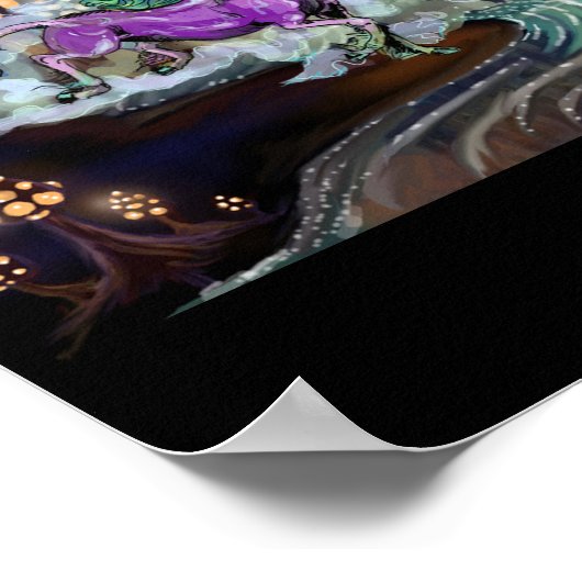 Mysts van de Glowshrooms Poster (Hoek)