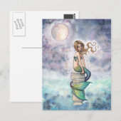 Mysty Mermaid Ansichtkaart Briefkaart (Voorkant / Achterkant)