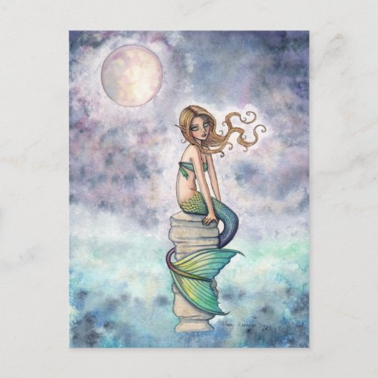Mysty Mermaid Ansichtkaart Briefkaart (Voorkant)