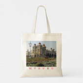 Mysuru Palace uitzicht canvas tas (Achterkant)