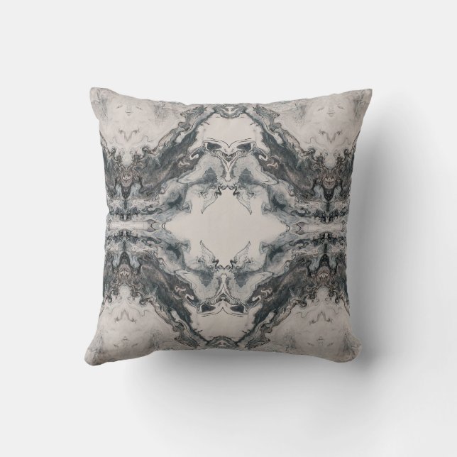 Myth Born of Stone – Symmetric Darkscape Kussen (Achterkant)