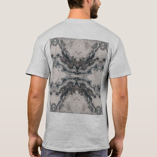 Myth Born of Stone – Symmetric Darkscape T-shirt (Achterkant)