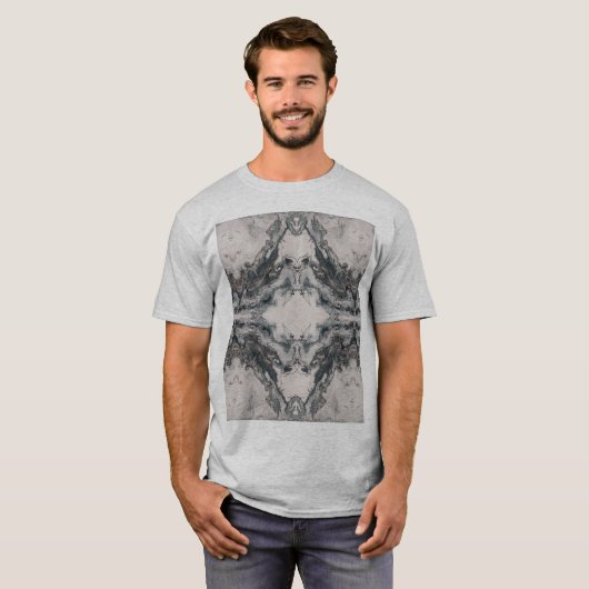 Myth Born of Stone – Symmetric Darkscape T-shirt (Voorkant volledig)