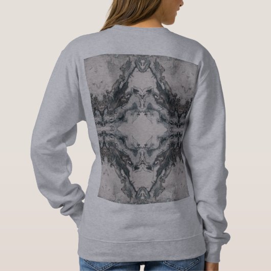 Myth Born of Stone – Symmetric Darkscape Trui (Achterkant)