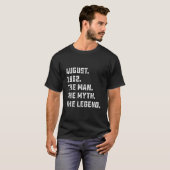Myth Legend August 1962 61St 61 T-shirt (Voorkant volledig)