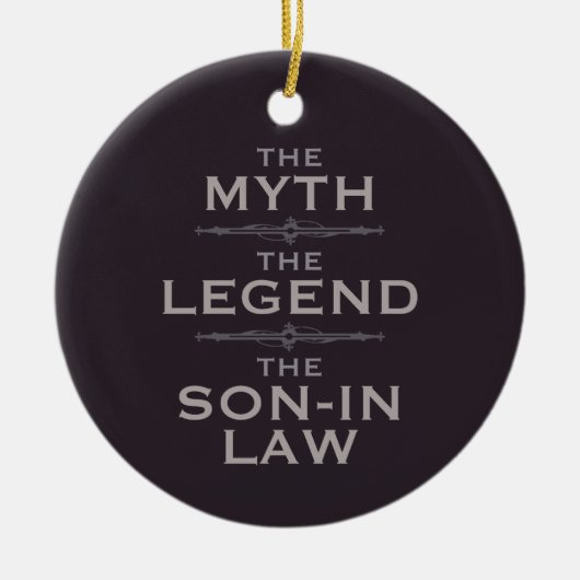 Myth Legend Son-in-law Keramisch Ornament (Voorkant)