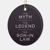 Myth Legend Son-in-law Keramisch Ornament (Links)