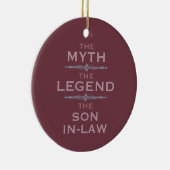 Myth Legend Son-in-law Keramisch Ornament (Rechts)
