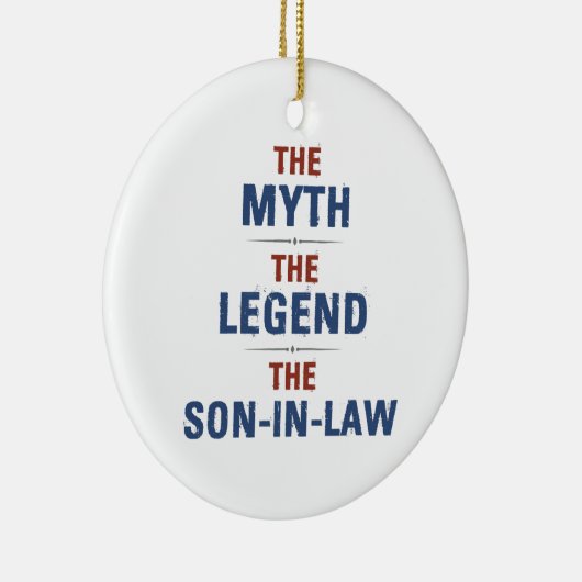 Myth Legend Son-in-law Keramisch Ornament (Rechts)