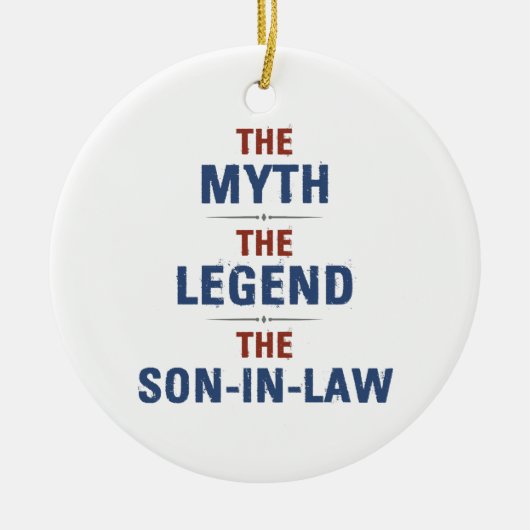 Myth Legend Son-in-law Keramisch Ornament (Voorkant)