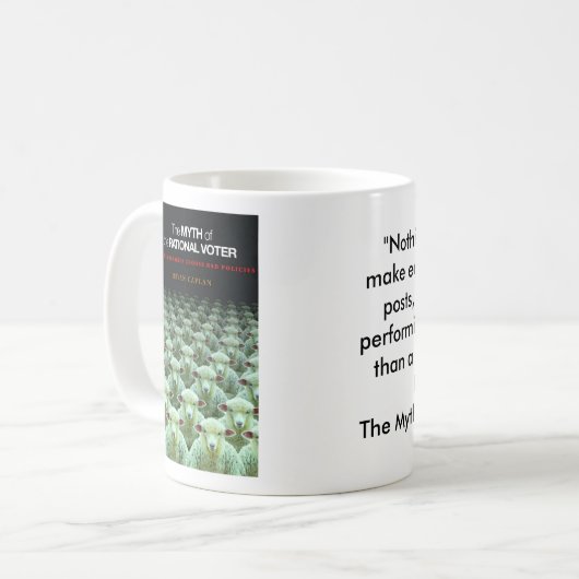 Myth of the Rational Voter Coffee Mok (Voorkant links)