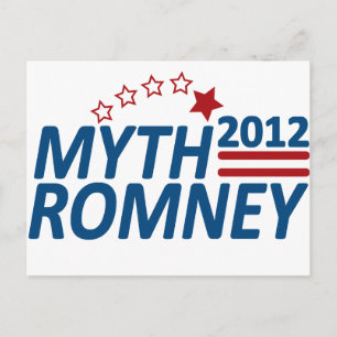Myth Romney Anti Mitt 2012 Briefkaart
