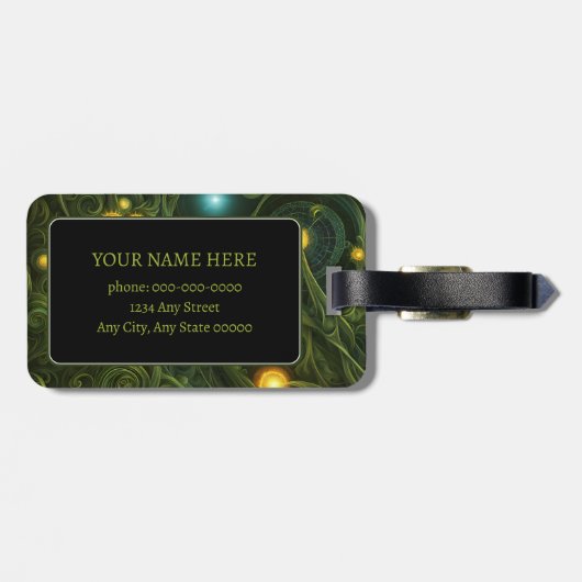 Mythara Echoes Bagagelabel (Achterkant horizontaal)