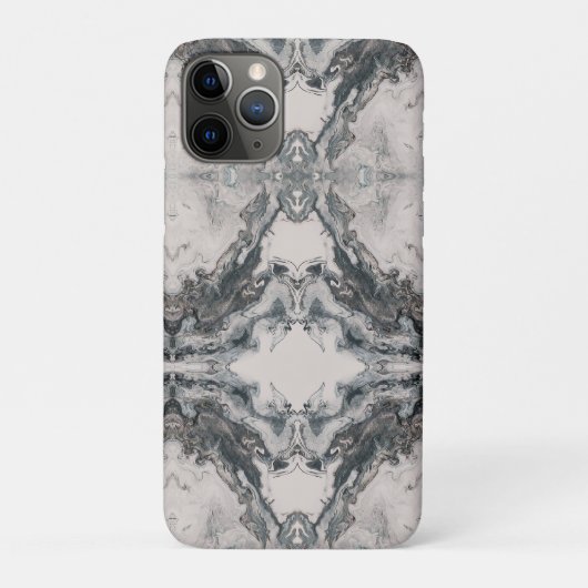 Mythe Geboren uit Steen – Symmetrisch Donker Lands Case-Mate iPhone Case (Achterkant)