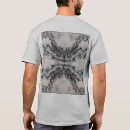 Mythe Geboren uit Steen – Symmetrisch Donker Lands T-shirt