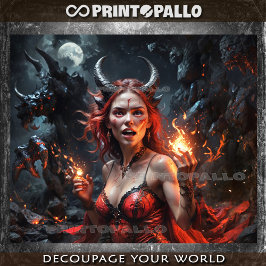 Mythe van Lilith, de godin van de hel Tissuepapier