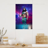 Mythen & legenden: Poseidon Poster (Keuken)