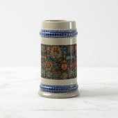 Mythic Blue "Pre-Columbian Tapestry" 650ml Stein Bierpul (Center)