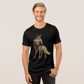 Mythic Centaur Warrior Fantasy Art Tri-Blend Shirt (Voorkant volledig)