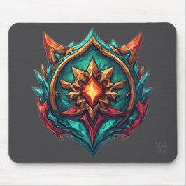 Mythic Dragon Crest Gamer Emblem Muismat