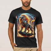 Mythic Dragon Lion T-Shirt Design. (Voorkant)