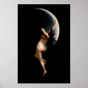  Mythic Moon Woman 1800 Classic Art Histor Poster