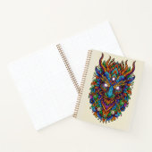 Mythic Prism Guardian Mask Zentangle Journal Notitieboek (Binnen)