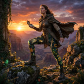 Mythic Realms Fantasy Elements Leggings