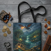 Mythic Realms Fragmented Legends Tote Bag