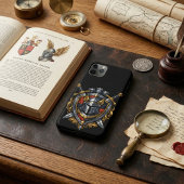 Mythic Realms Ridderlijk Wapenembleem Case-Mate iPhone Case