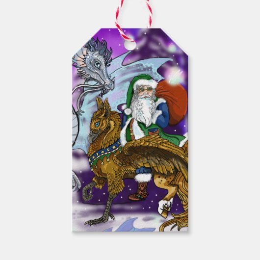 Mythic Santa Cadeaulabel (Voorkant)