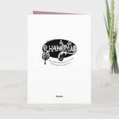 Mythic Santa Feestdagen Kaart (Achterkant)