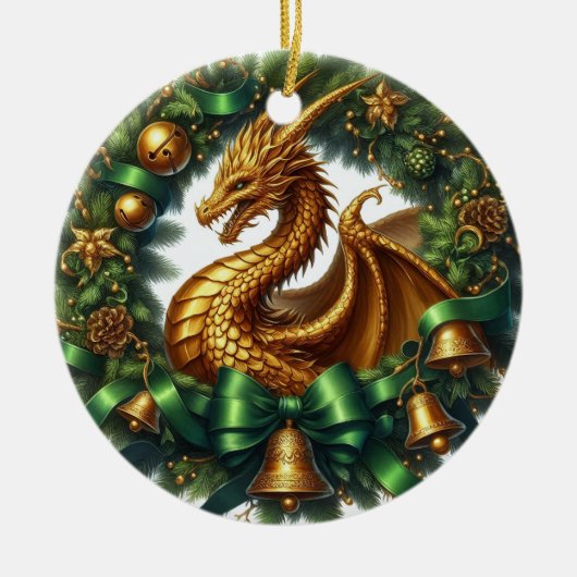 Mythic Wreathkeepers of Winter Keramisch Ornament (Voorkant)