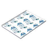 Mythical Animal Blue Dragons Notitieboek (Linkerzijde)