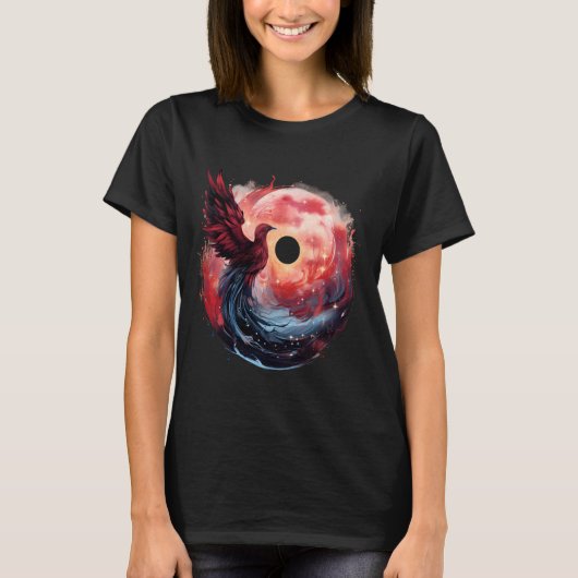 Mythical Bird Phoenix Fire Phoenix Bird Firebird R T-shirt (Voorkant)