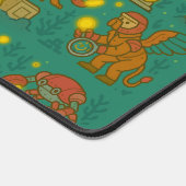 Mythical Crab and Griffin Treasure Seekers  Bureaumat (Hoek)