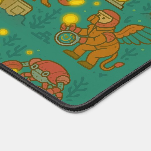 Mythical Crab and Griffin Treasure Seekers  Bureaumat (Hoek)