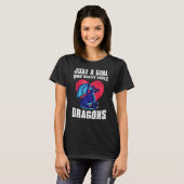 Mythical Creature Fantasy Dierenvriend Meisjes Vro T-shirt (Voorkant volledig)