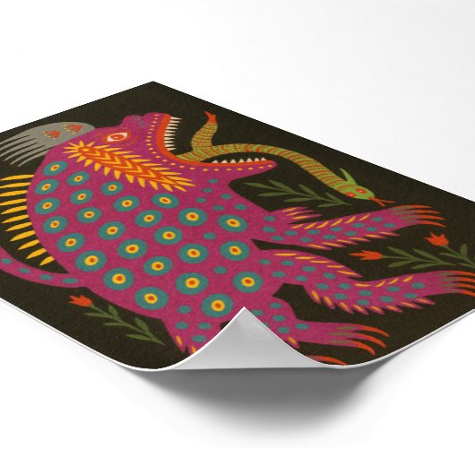 Mythical Creature Folk Art Print (Hoek)