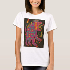 Mythical Creature Folk Art Print T-shirt