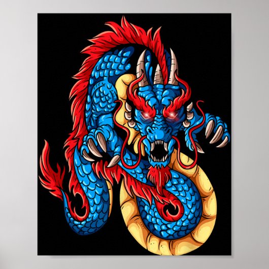 Mythical Creatures China New Year Chinese New Year Poster (Voorkant)