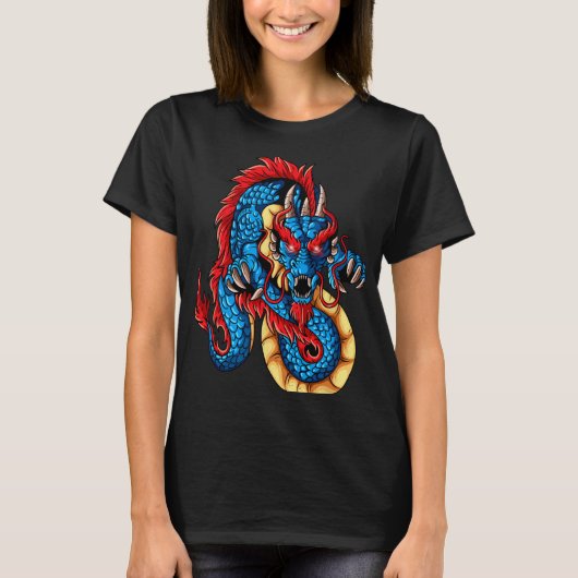 Mythical Creatures China New Year Chinese New Year T-shirt (Voorkant)