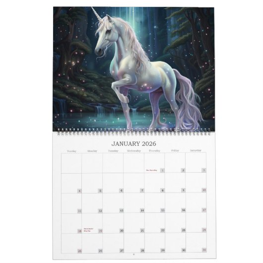 Mythical Creatures van Ivy en Bat Gothic Art Kalender (Jan 2026)