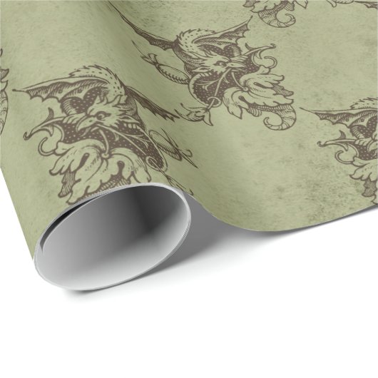 Mythical Dragon Cadeaupapier (Rol Hoek)