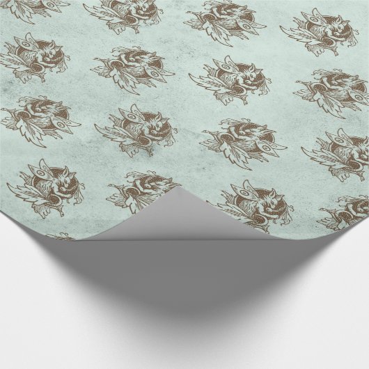 Mythical Dragon Cadeaupapier (Hoek)