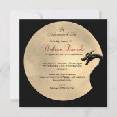 Mythical Dragon Celebration of Life Card Save The Date (Voorkant)